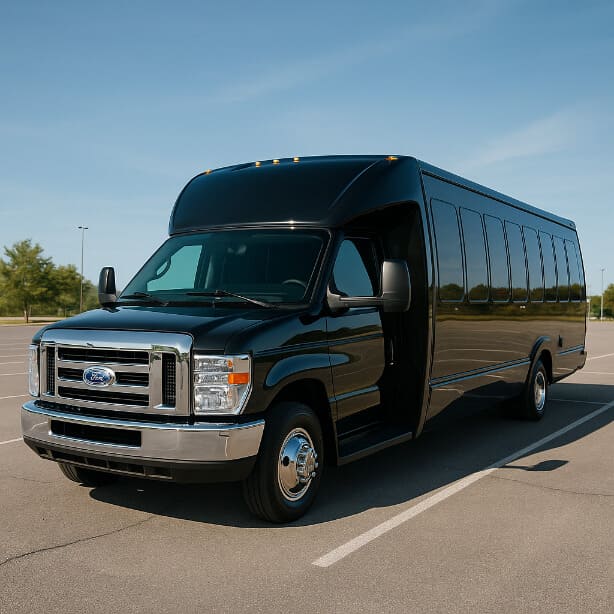Oklahoma @City Coach Bus Service 18 Passenger Minibus