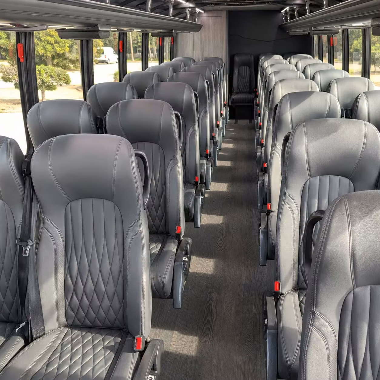 30 passenger minibus inside