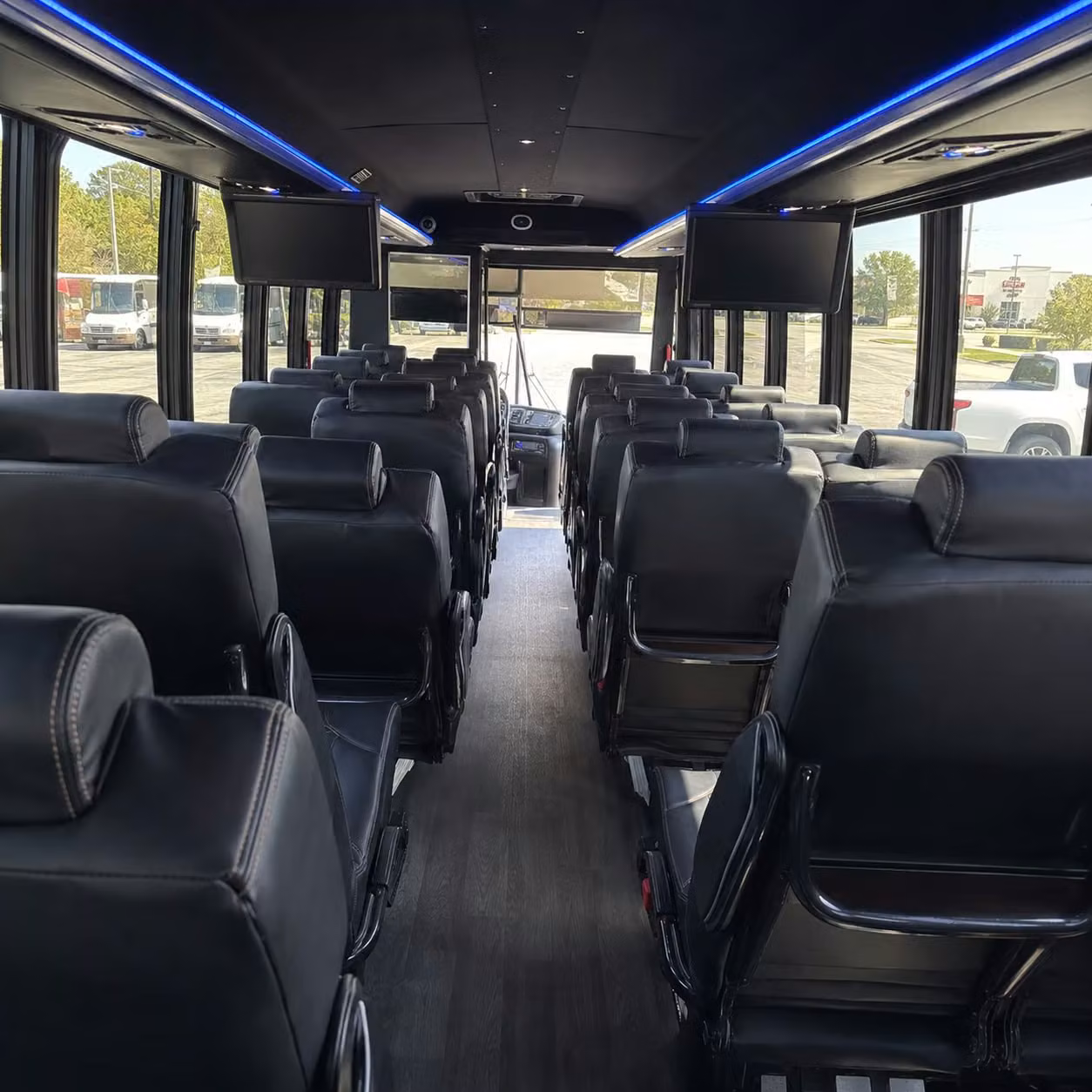 35 passenger minibus inside