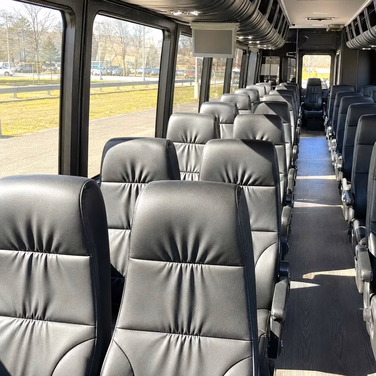 35 passenger minibus interior