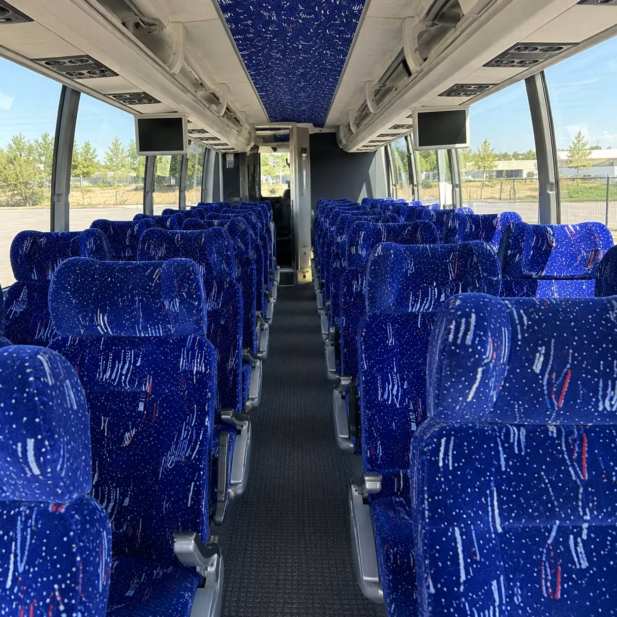 oklahoma city charter bus rental inside