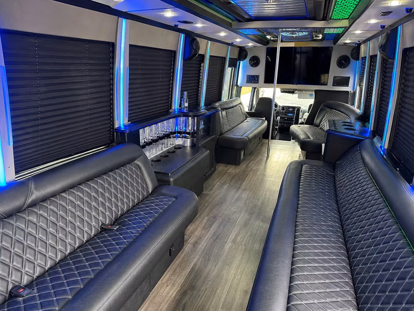 oklahoma city prom party bus rentals with the amenities your group actually wants